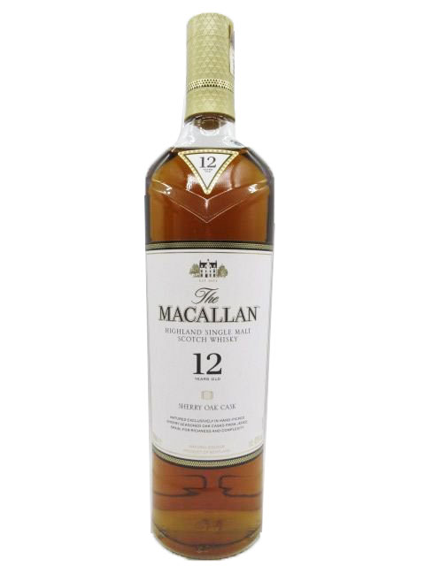ウイスキー マッカラン12年シェリーオーク